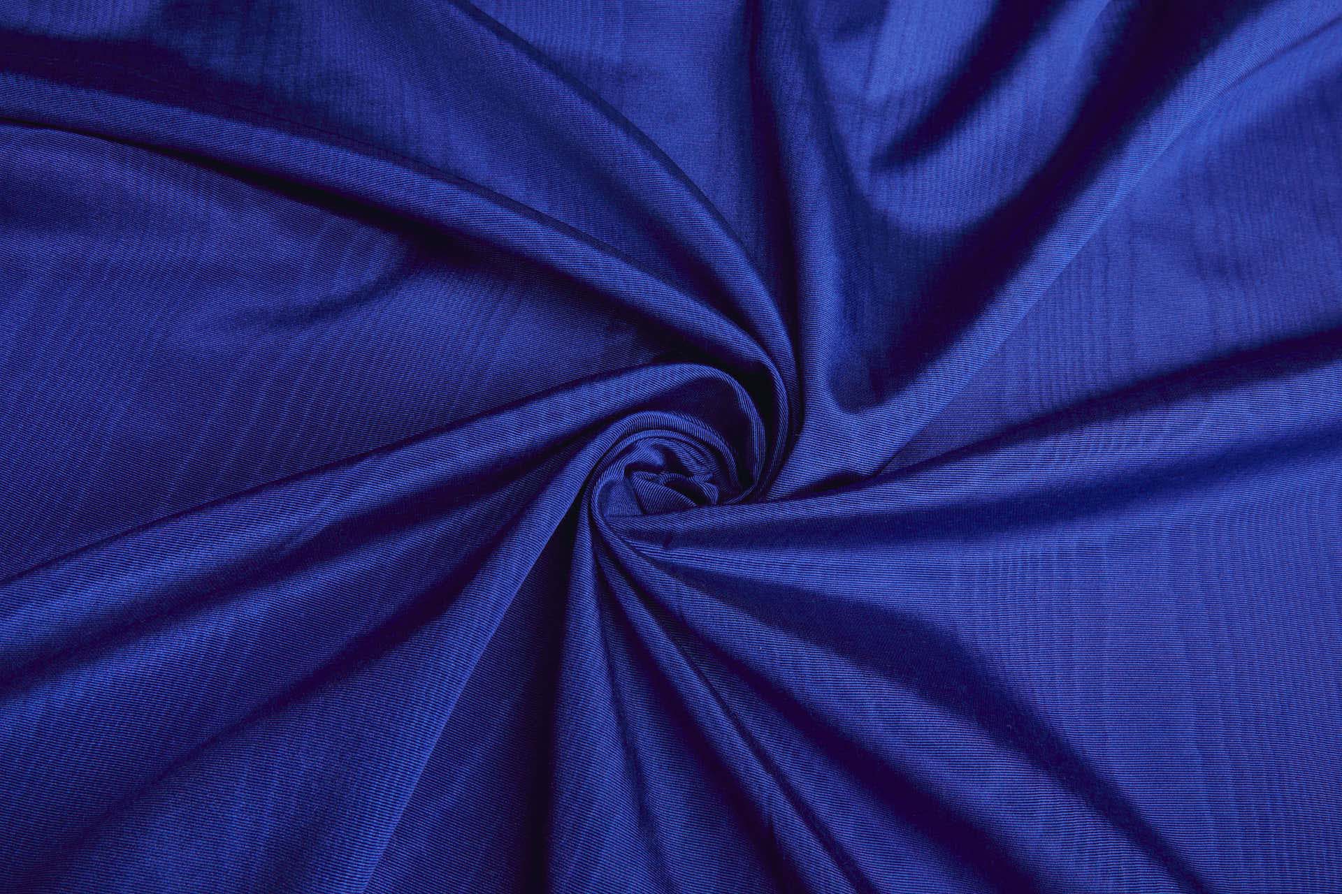 Large Pattern Grosgrain Moire - Royal Blue fabric, image 7 of 10