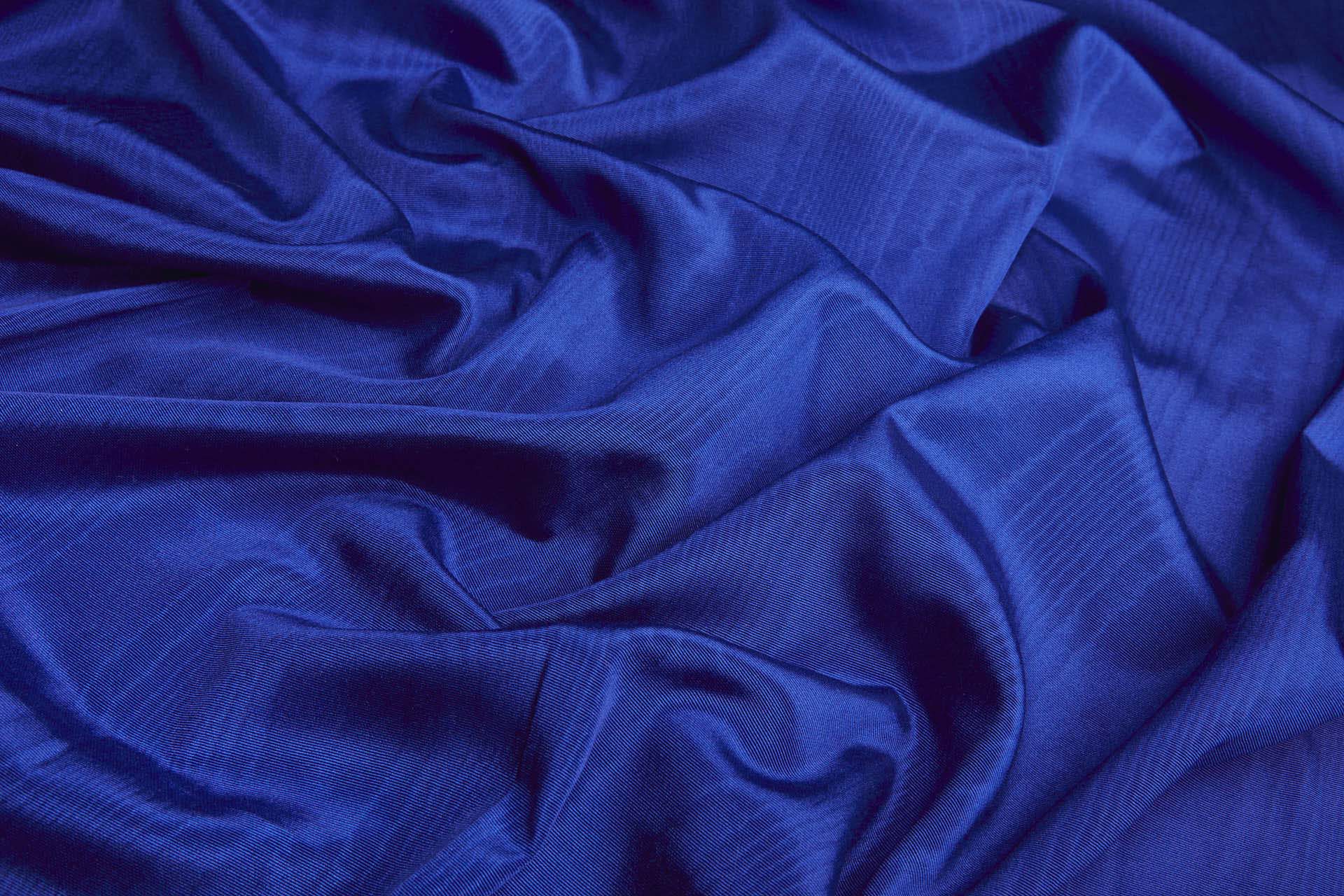 Large Pattern Grosgrain Moire - Royal Blue fabric, image 8 of 10