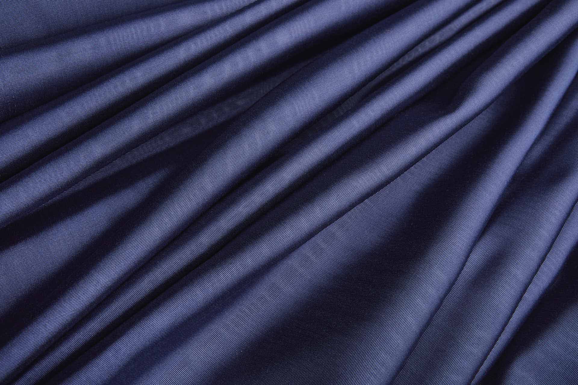 Large Pattern Grosgrain Moire - Navy fabric, image 8 of 9