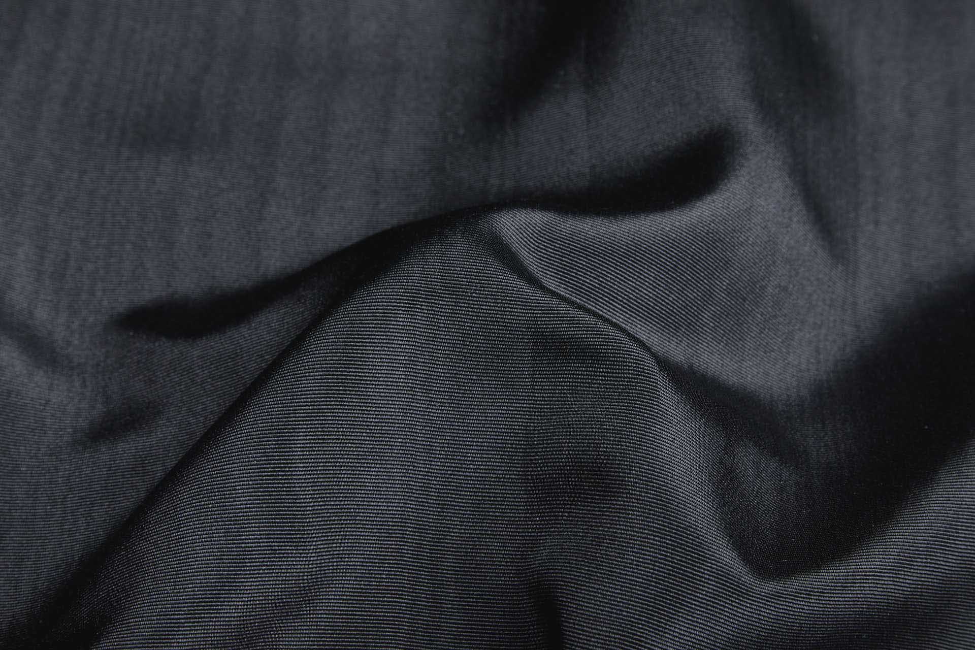Large Pattern Grosgrain Moire - Black fabric, image 2 of 9