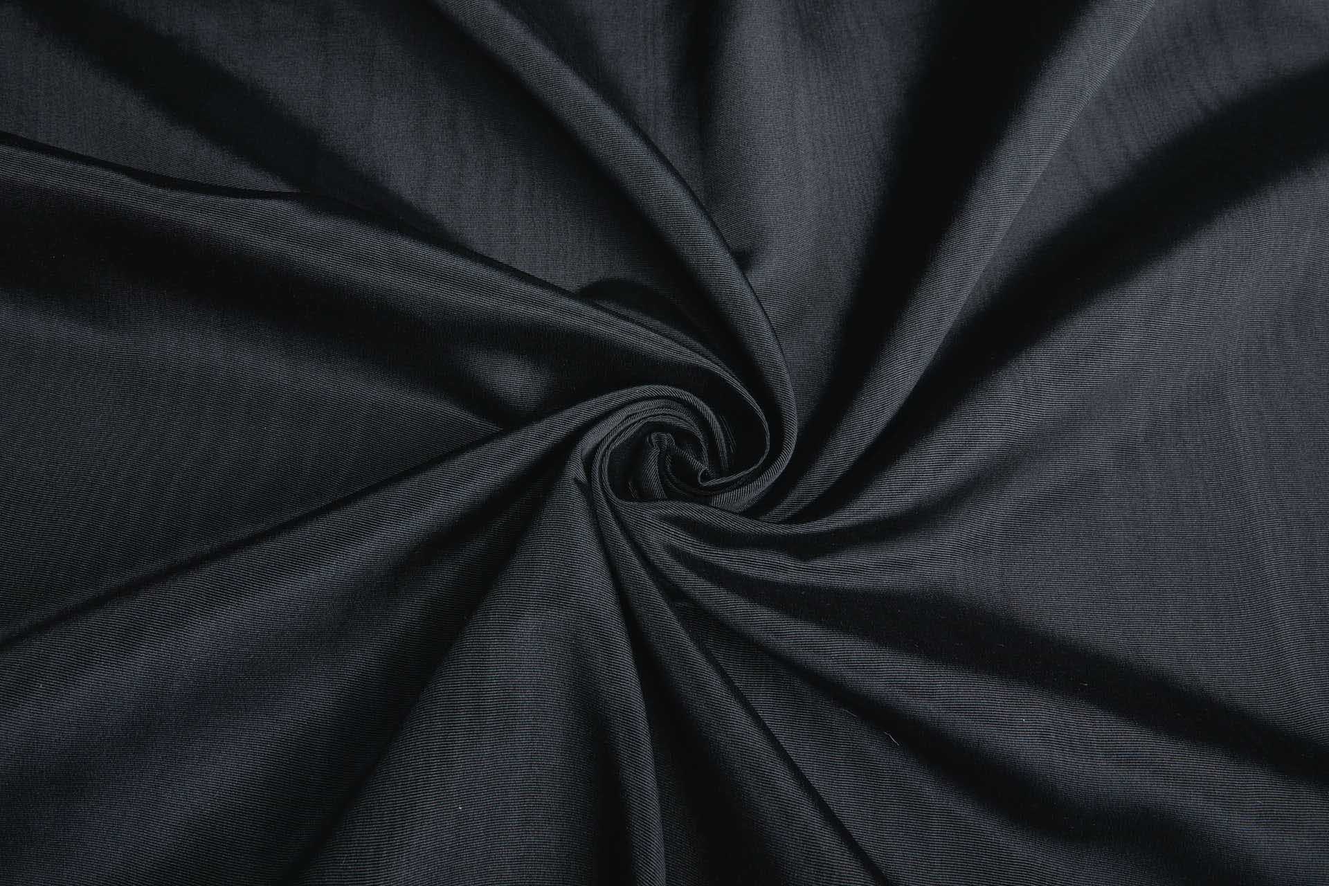 Large Pattern Grosgrain Moire - Black fabric, image 4 of 9