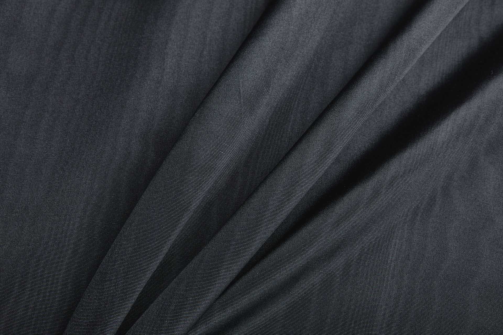 Large Pattern Grosgrain Moire - Black fabric, image 5 of 9