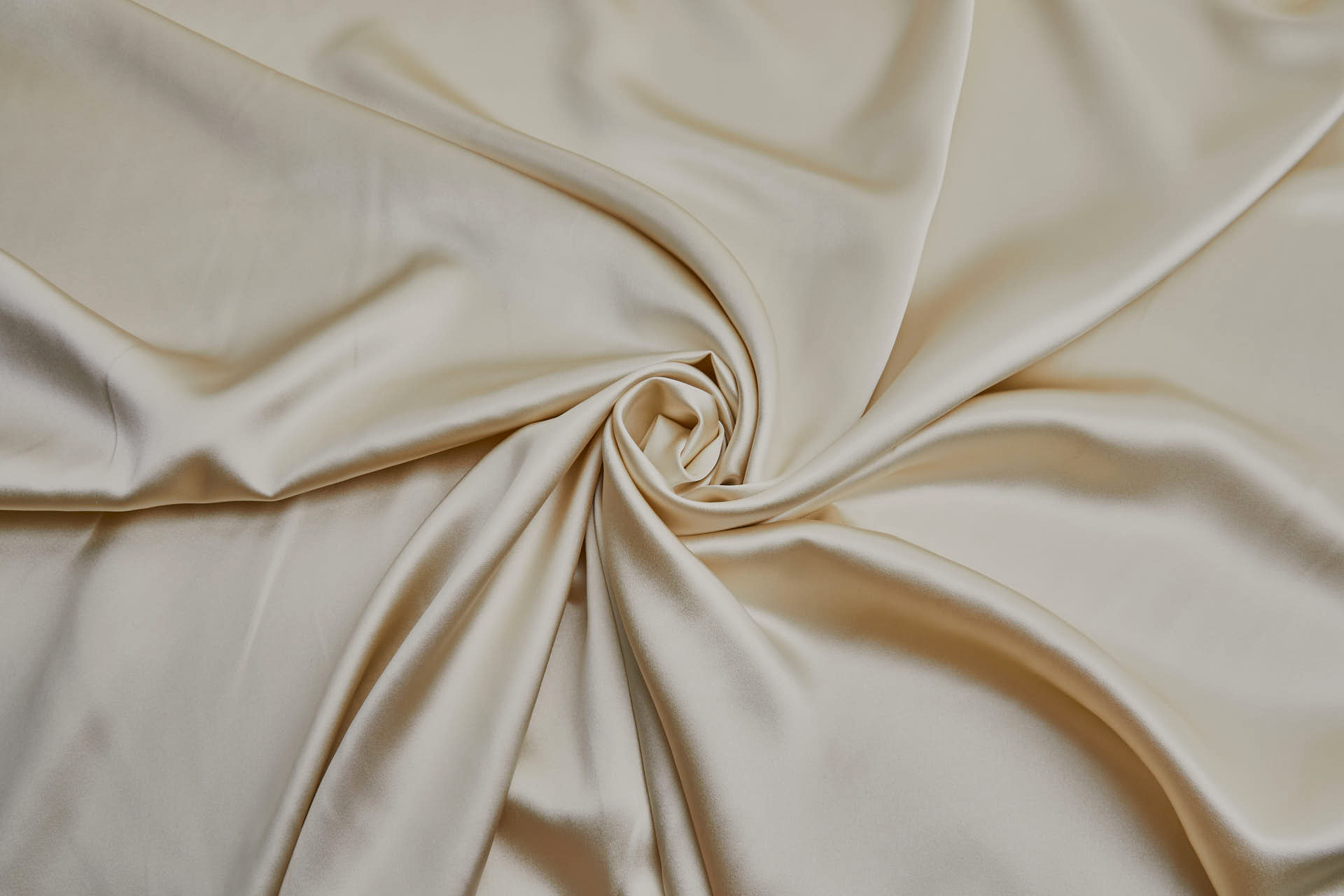 Silk Satin Backed Crepe - Champagne Gold fabric