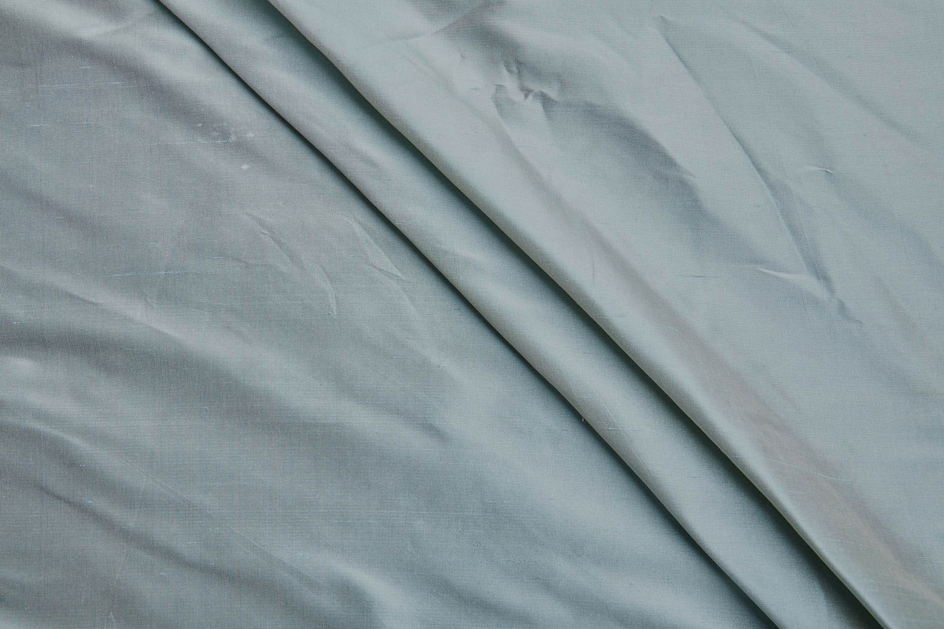 Silk Dupion - Duck Egg Blue shot Pale Pink fabric, image 2 of 7