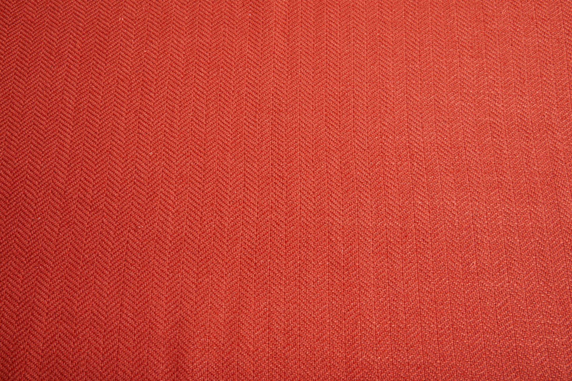 Raw Silk Cotton Blend Herringbone Weave - Deep Coral fabric, image 7 of 7