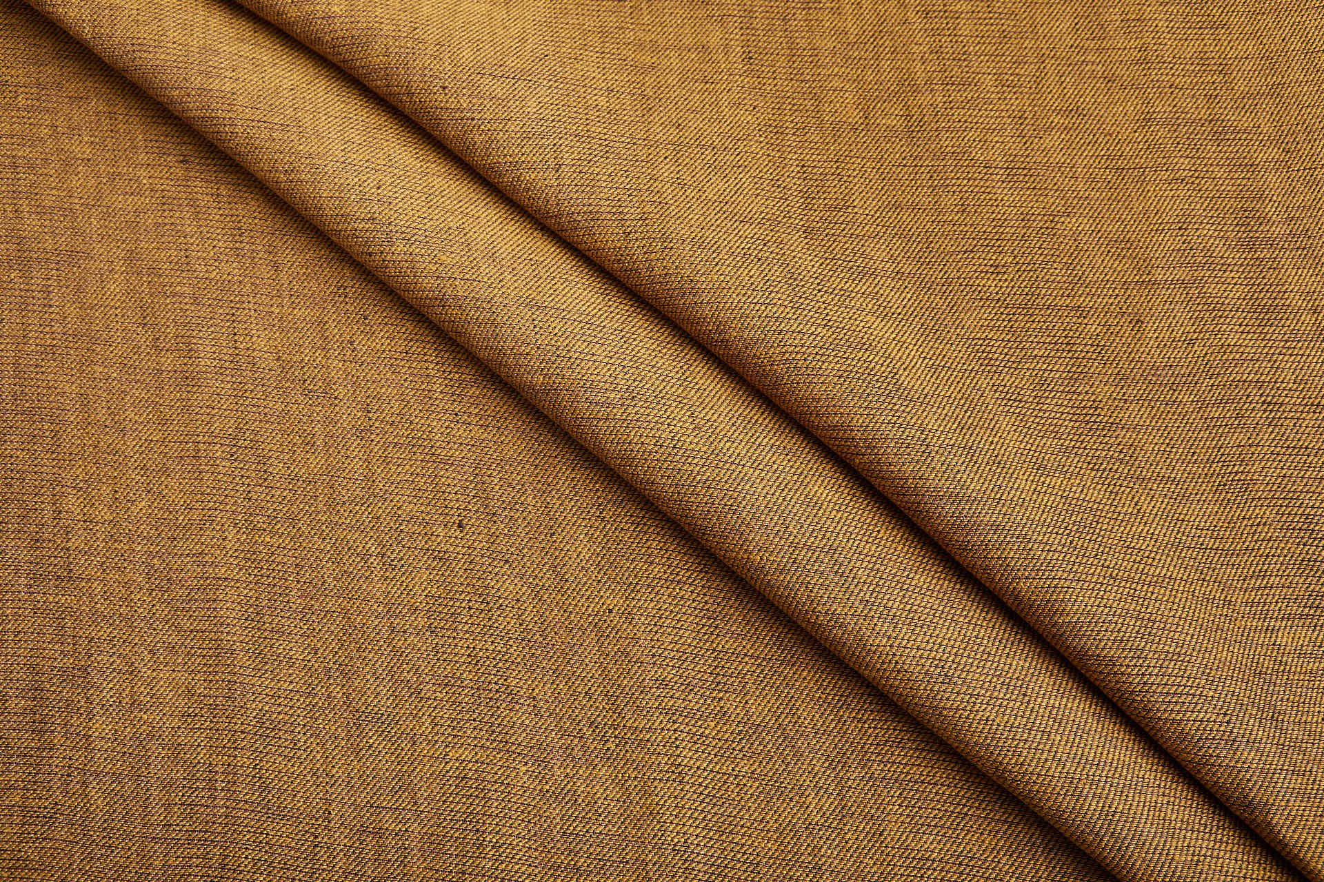 Reversible Linen Weave - Firebrick, Ochre and Brown fabric, image 3 of 11