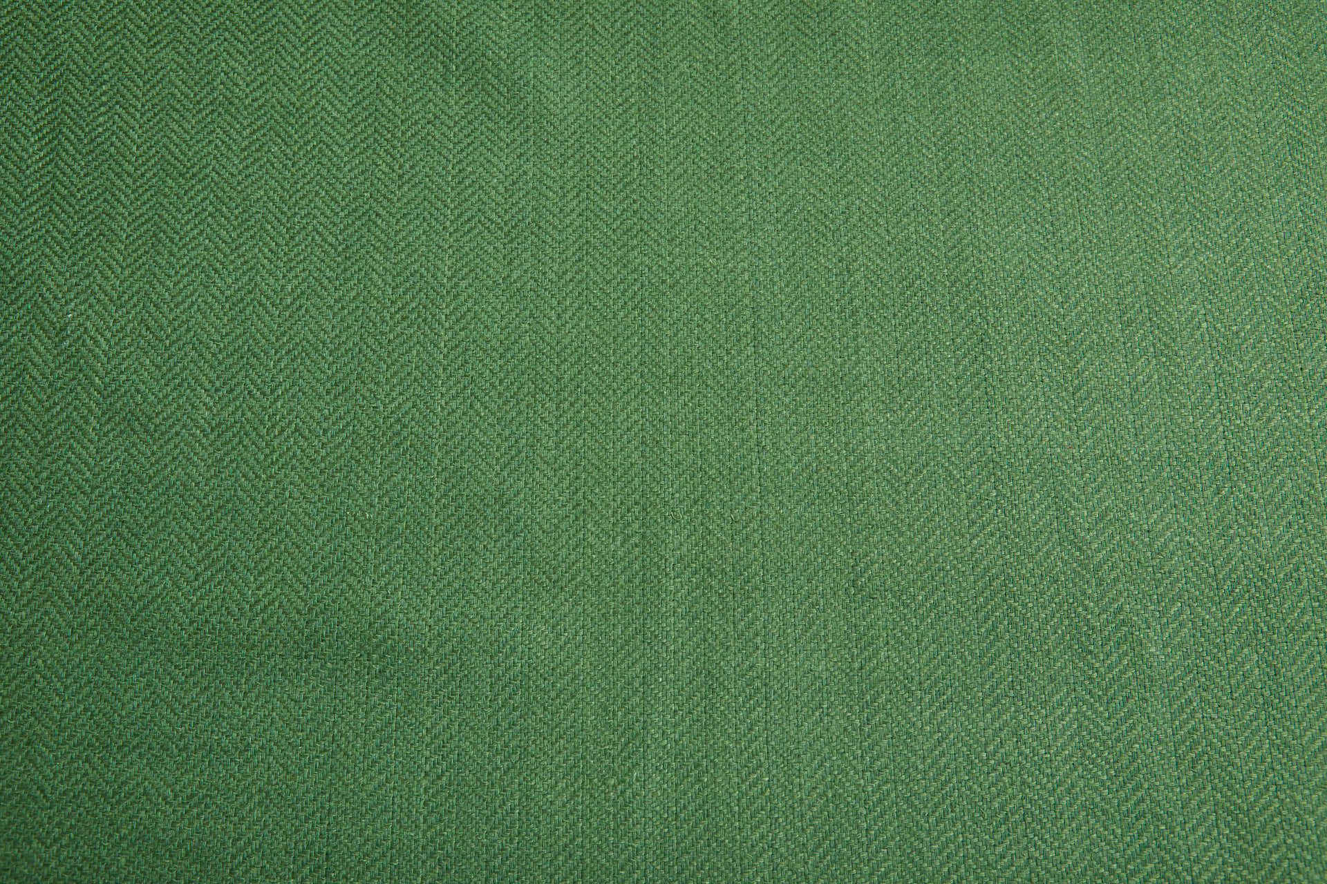 Raw Silk Cotton Blend Herringbone Weave - Green fabric, image 7 of 8
