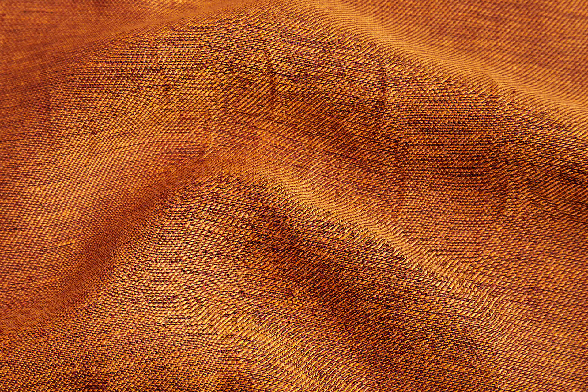 Reversible Linen Weave - Red, Orange and Black fabric, image 10 of 12