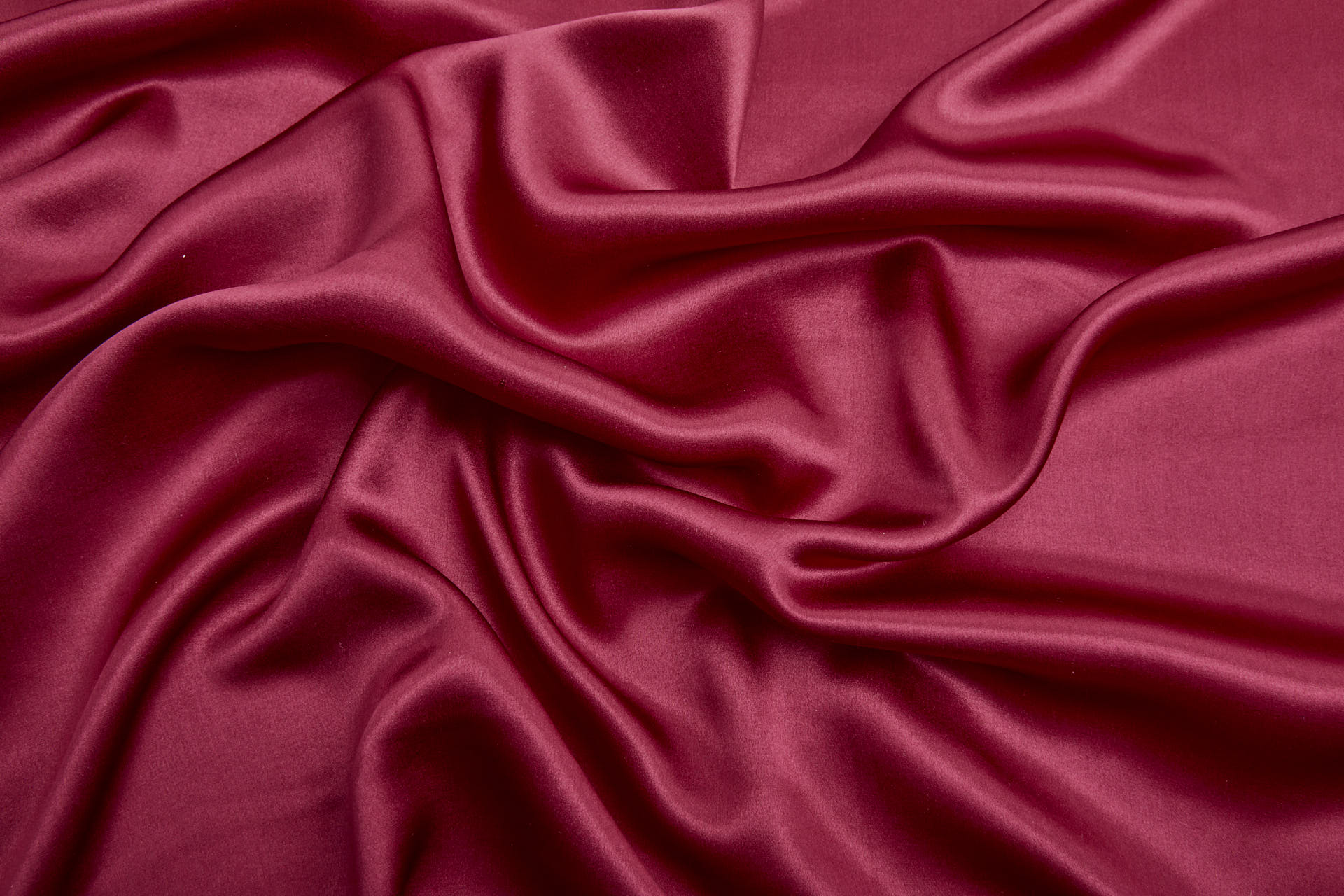 Lighter Weight Red Oxide Silk Satin fabric, image 7 of 7