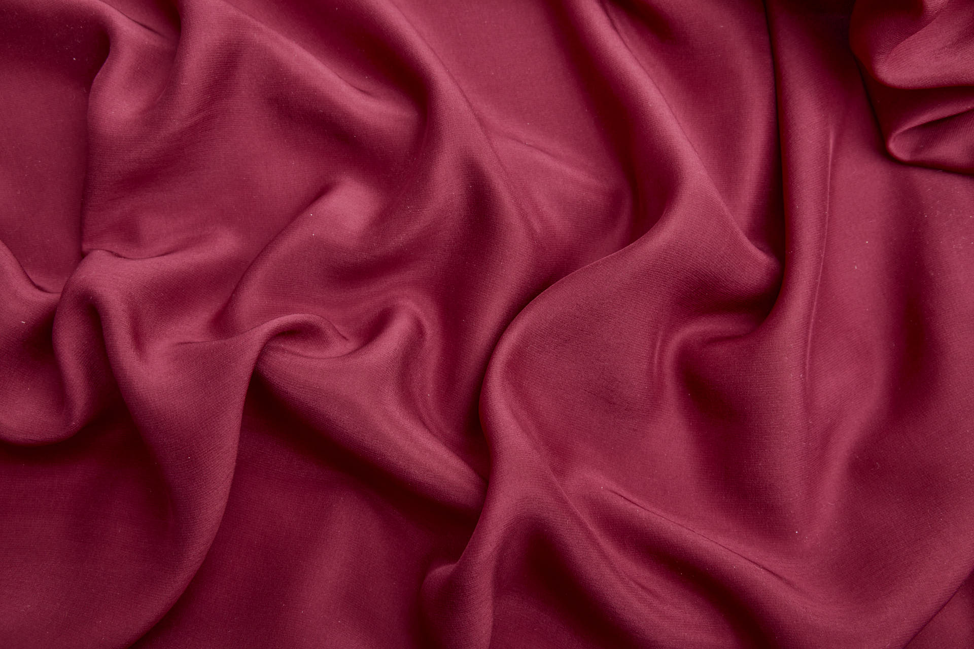 Lighter Weight Red Oxide Silk Satin fabric, image 4 of 7