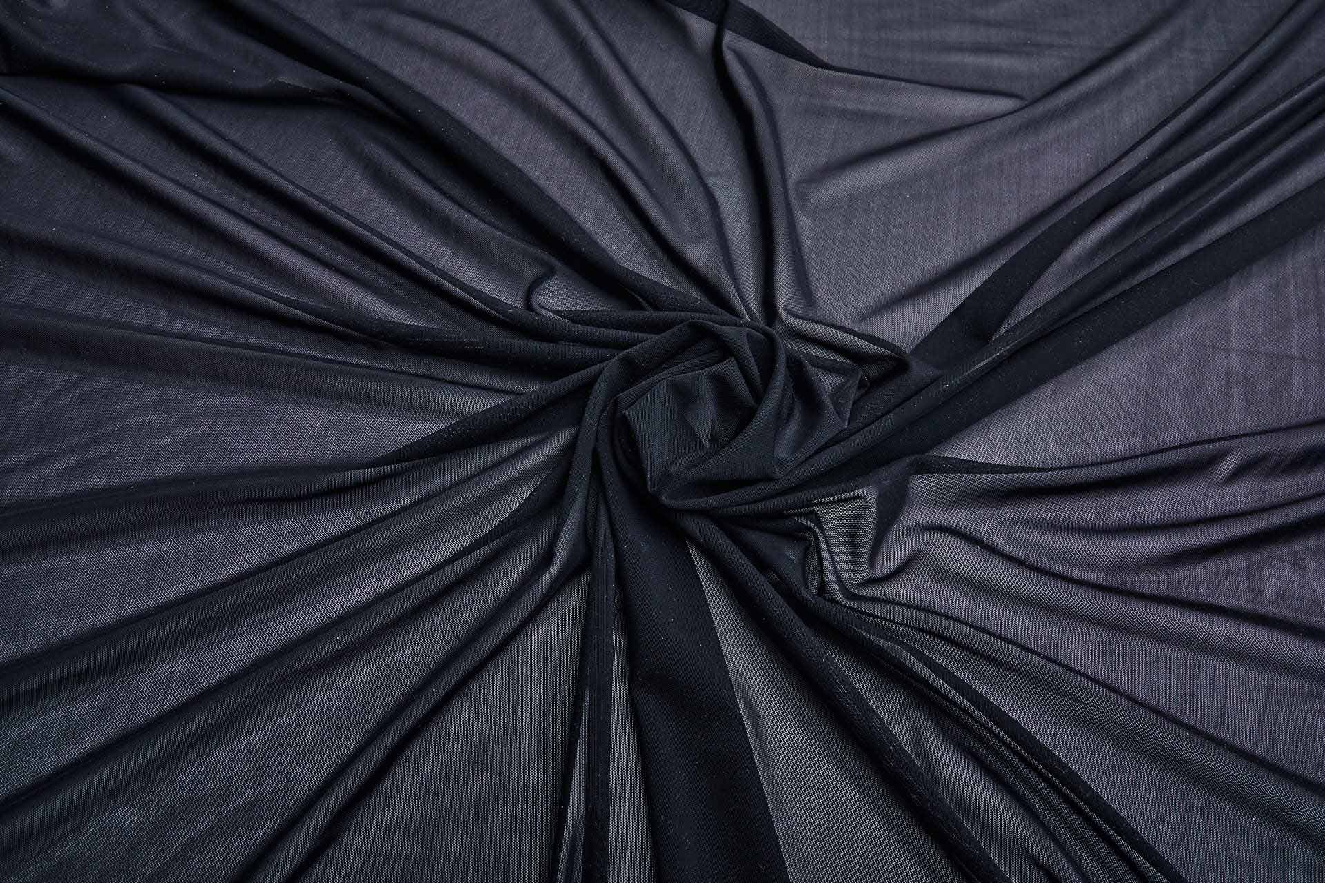 Soft Bodystocking Mesh - Black fabric, image 6 of 7