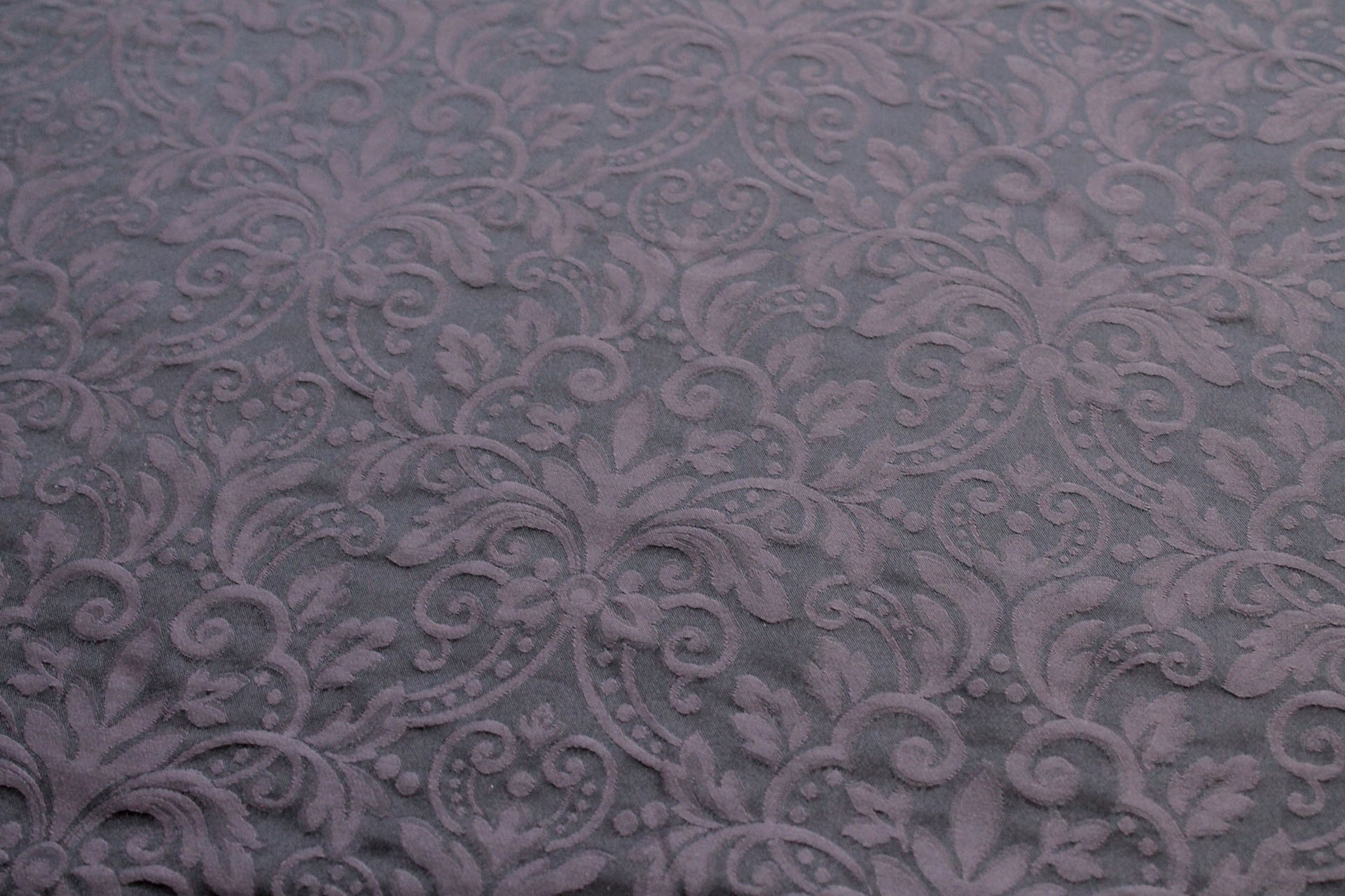 Classic Brocade - Anthracite and Black fabric, image 5 of 8