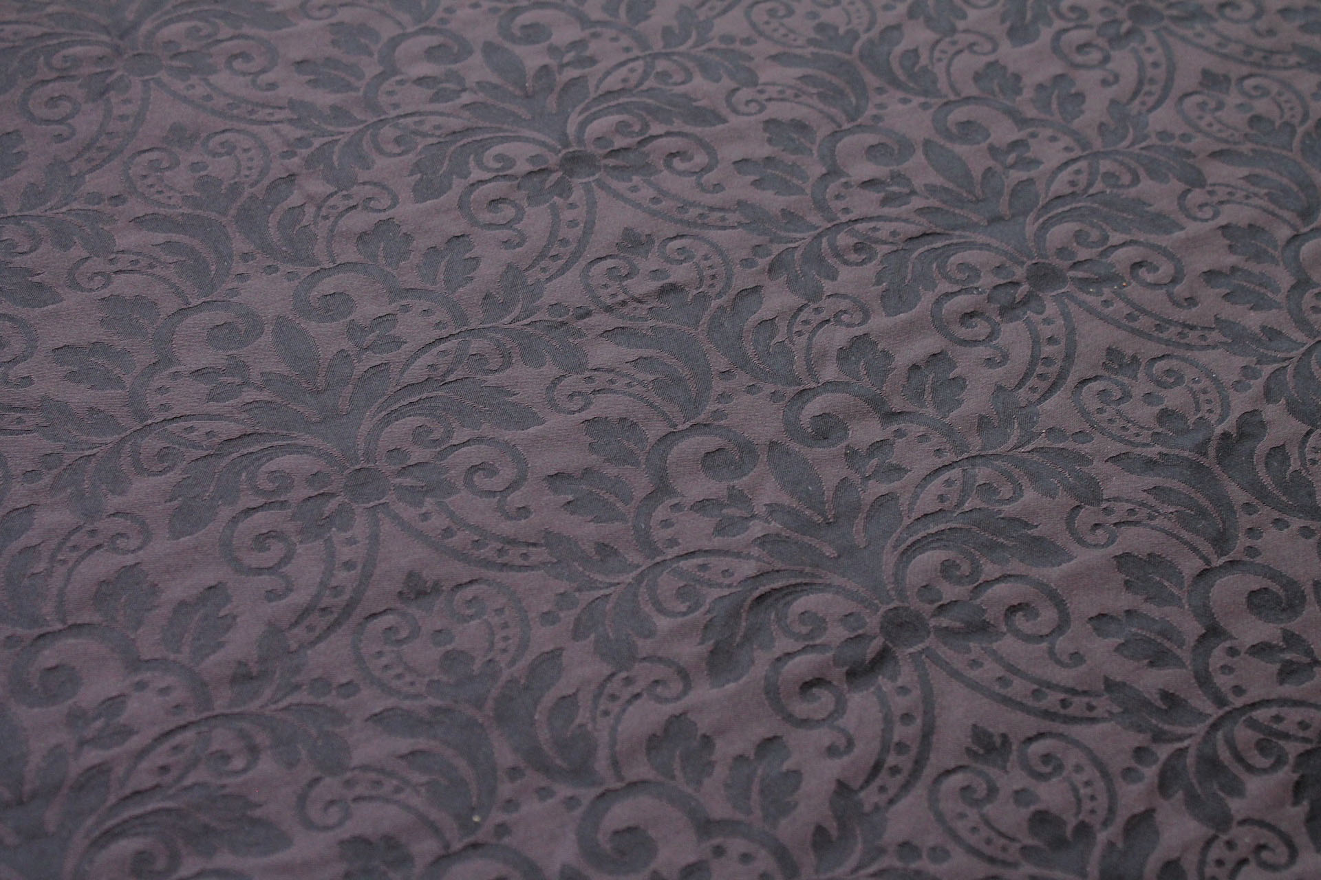 Classic Brocade - Anthracite and Black fabric, image 8 of 8