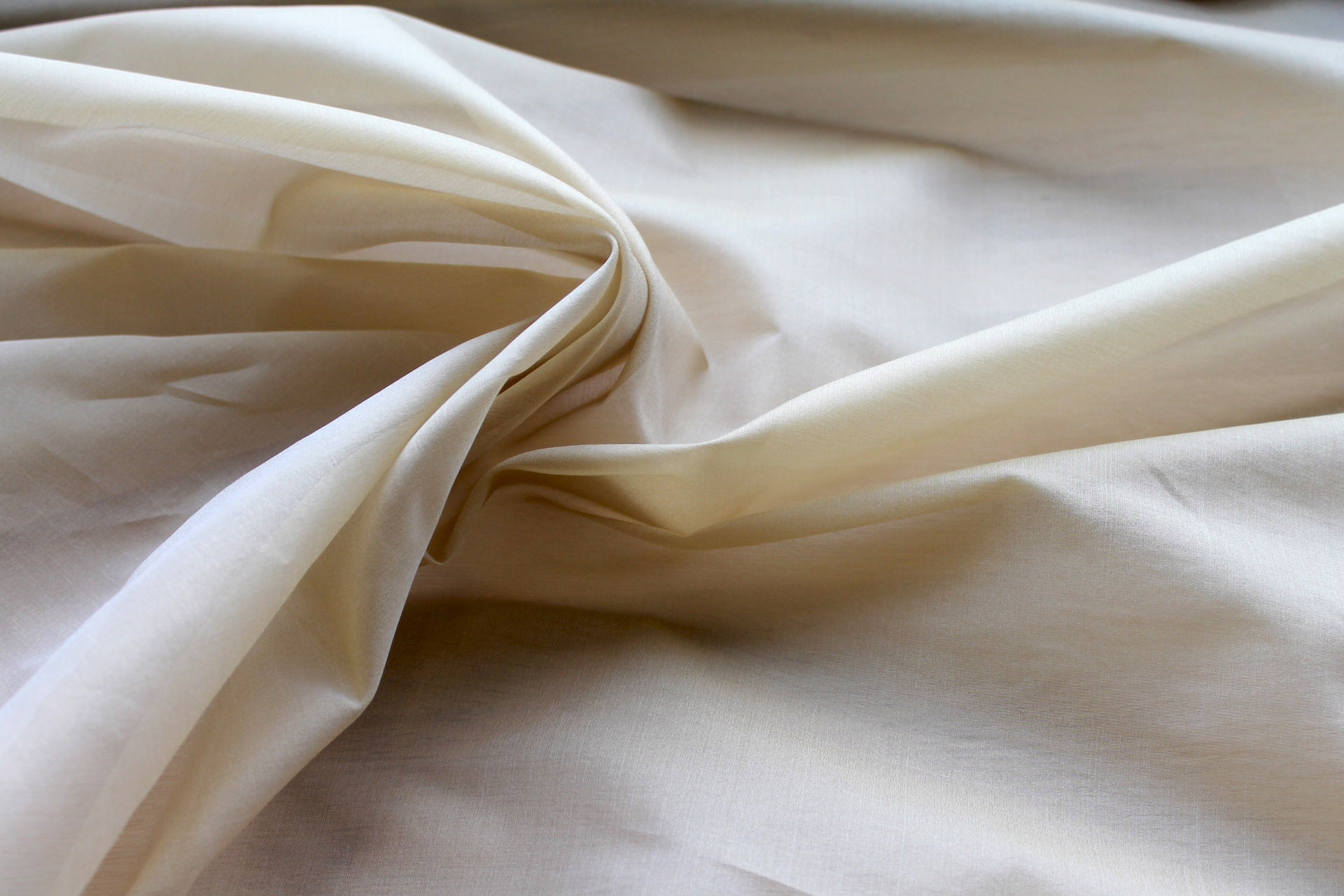 Silk Organza - Pale Gold fabric, image 3 of 7