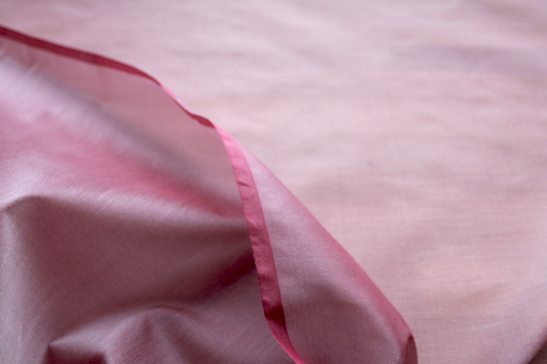 Silk Organza - Red Shot Grey fabric, image 2 of 6