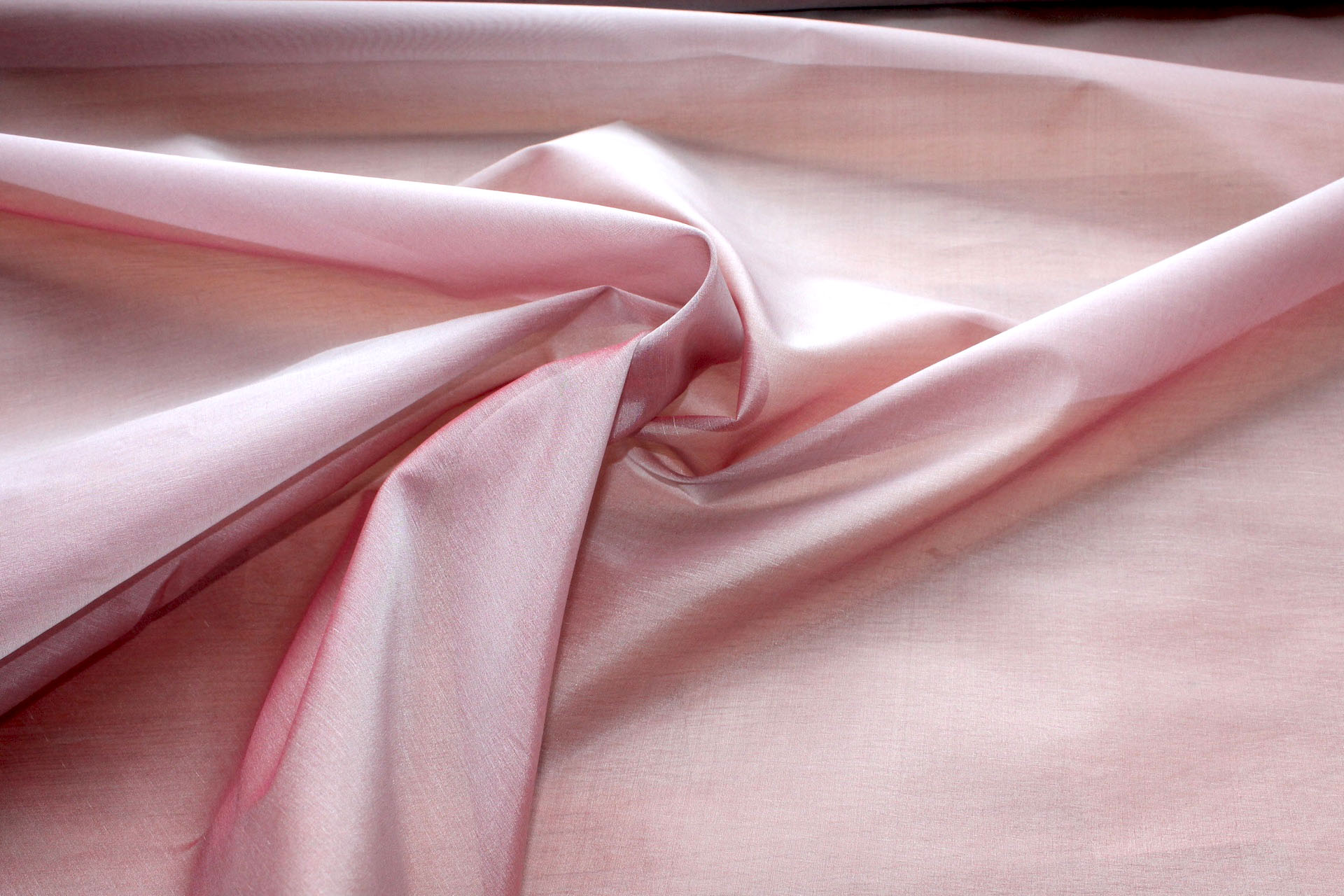 Silk Organza - Red Shot Grey fabric, image 5 of 6