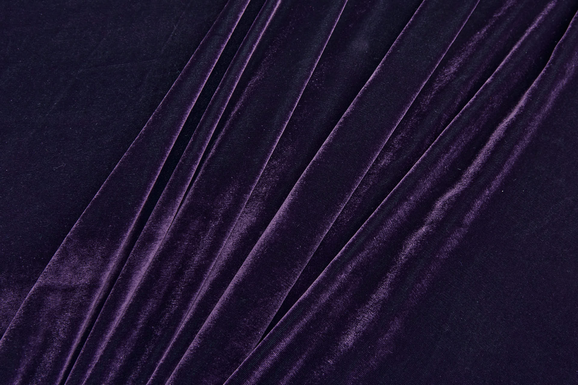 Silk Velvet - Purple shot Green fabric, image 2 of 5