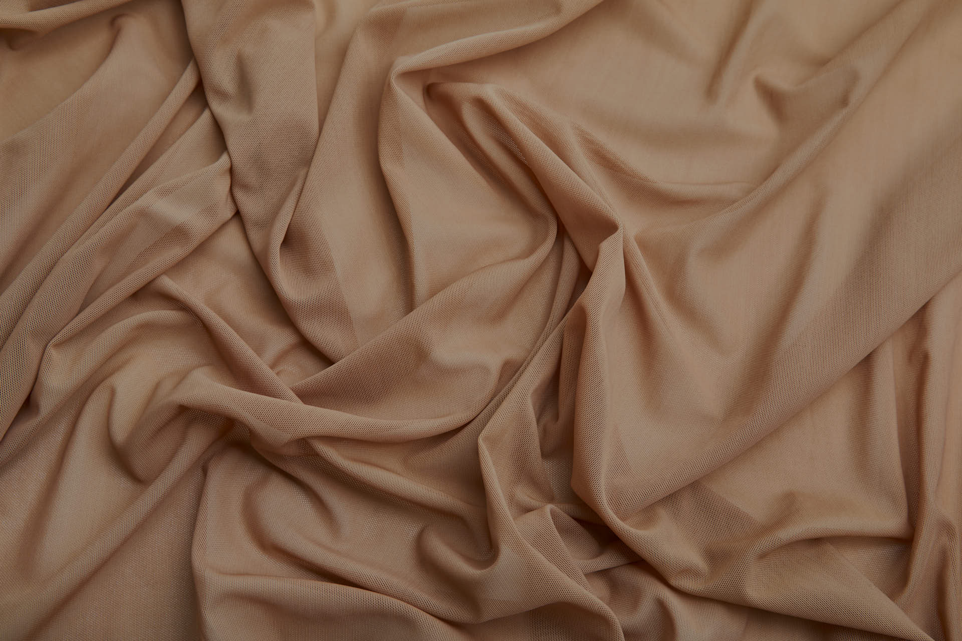 Soft Bodystocking Mesh - Dark Nude fabric, image 4 of 7