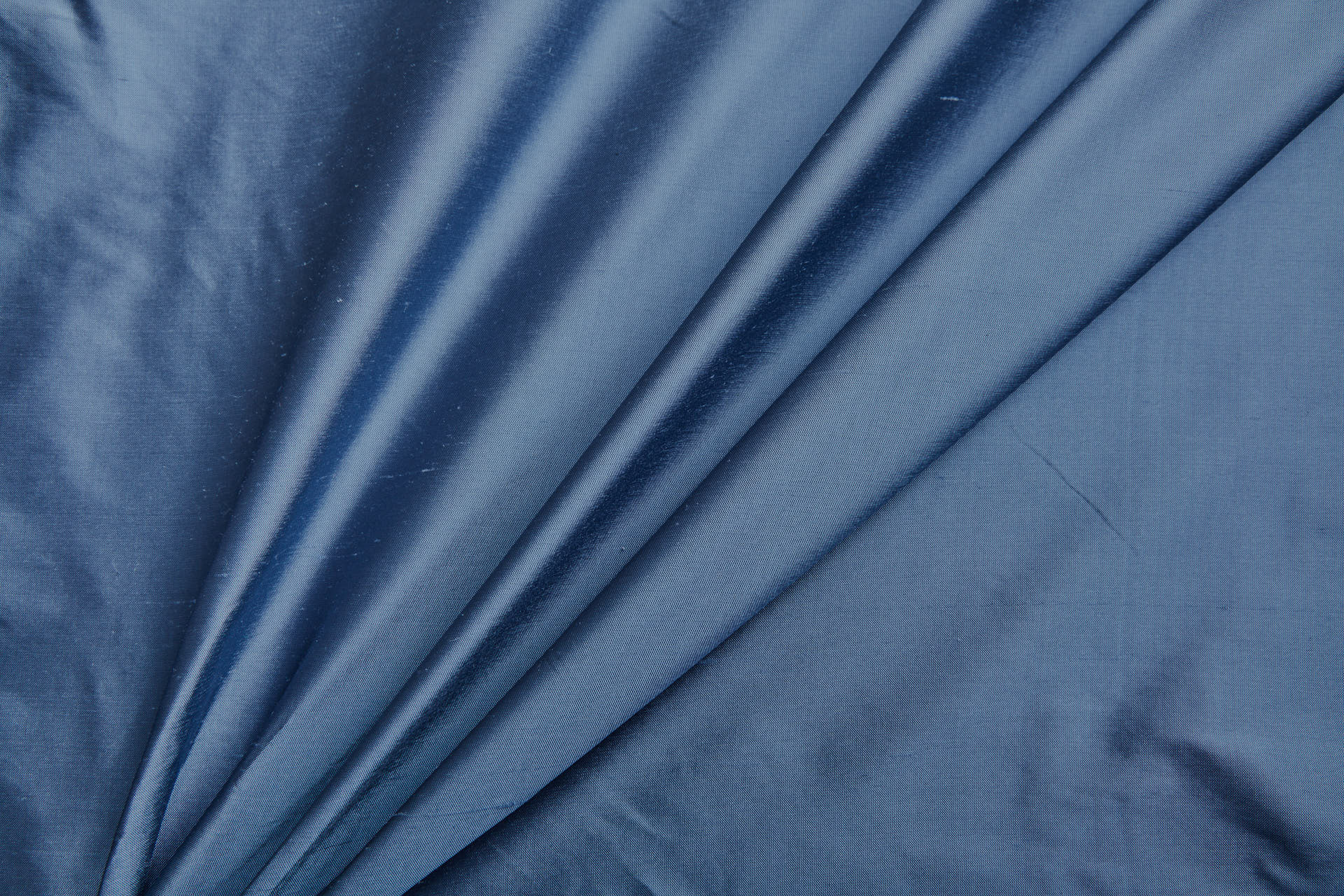 Silk Dupion - Steel Blue shot Black fabric, image 3 of 7