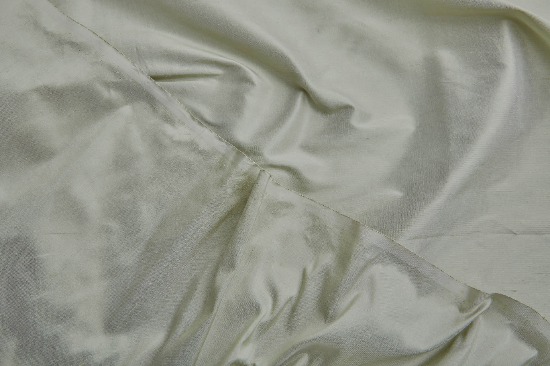 Silk Dupion - Pale Sage fabric, image 4 of 7