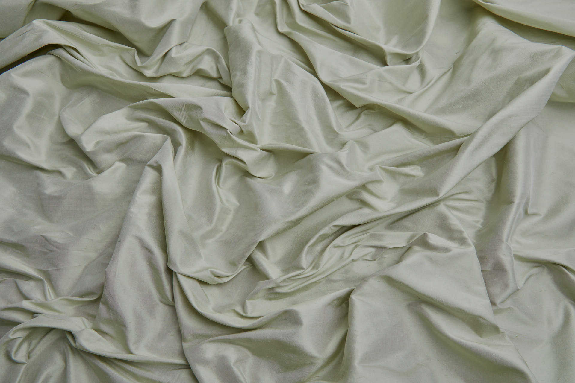 Silk Dupion - Pale Sage fabric, image 6 of 7