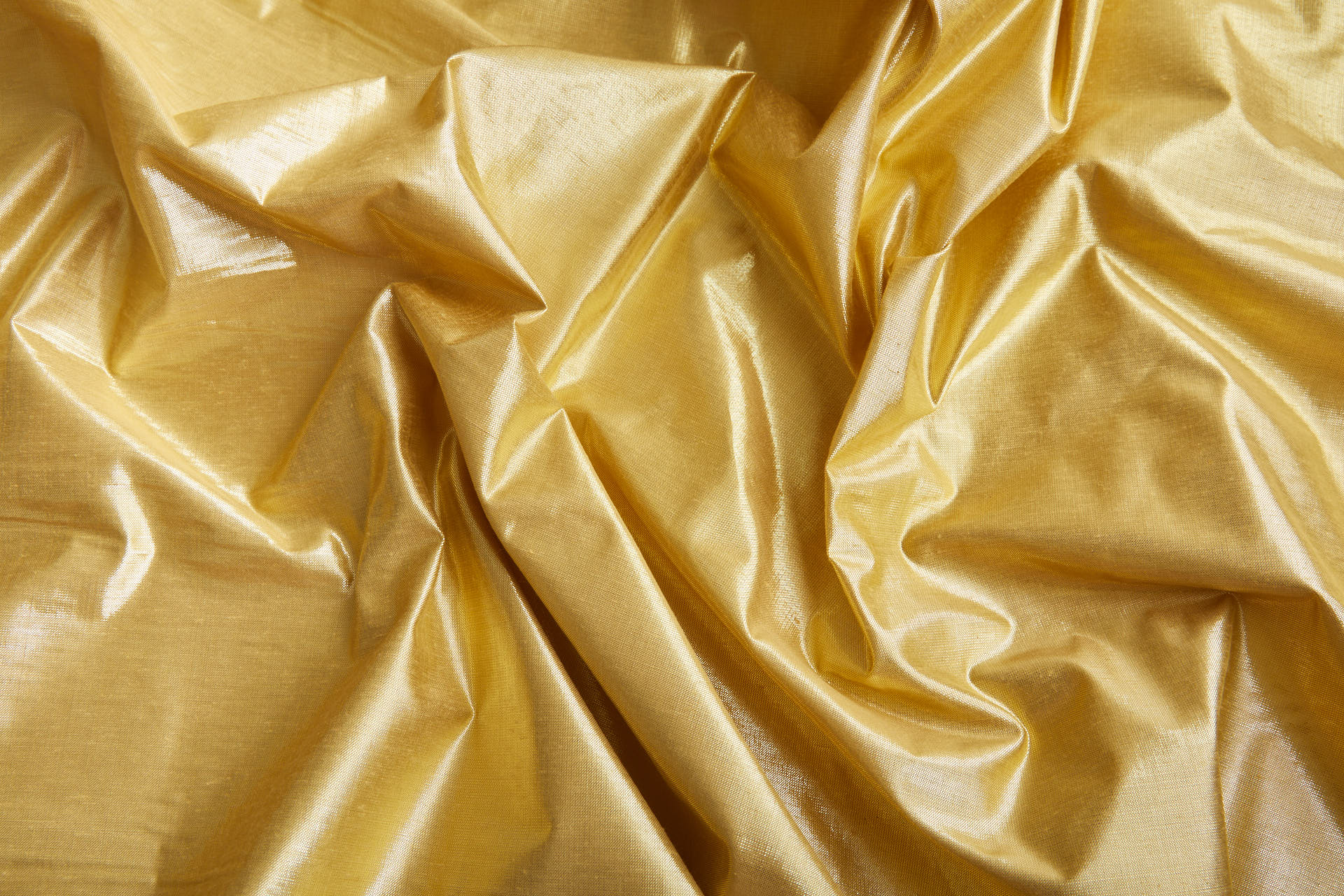 Metallic Dupion - Gold/Yellow fabric, image 6 of 6