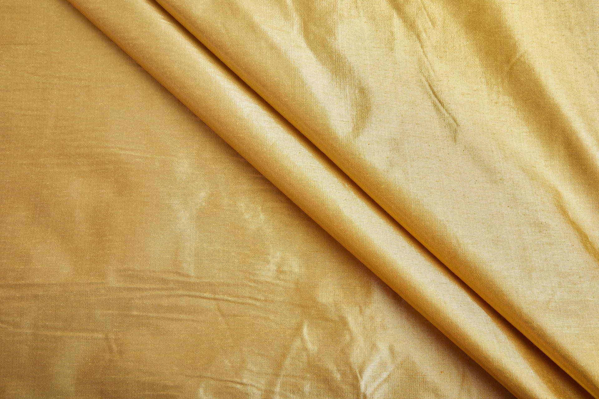 Metallic Dupion - Gold/Yellow fabric, image 2 of 6