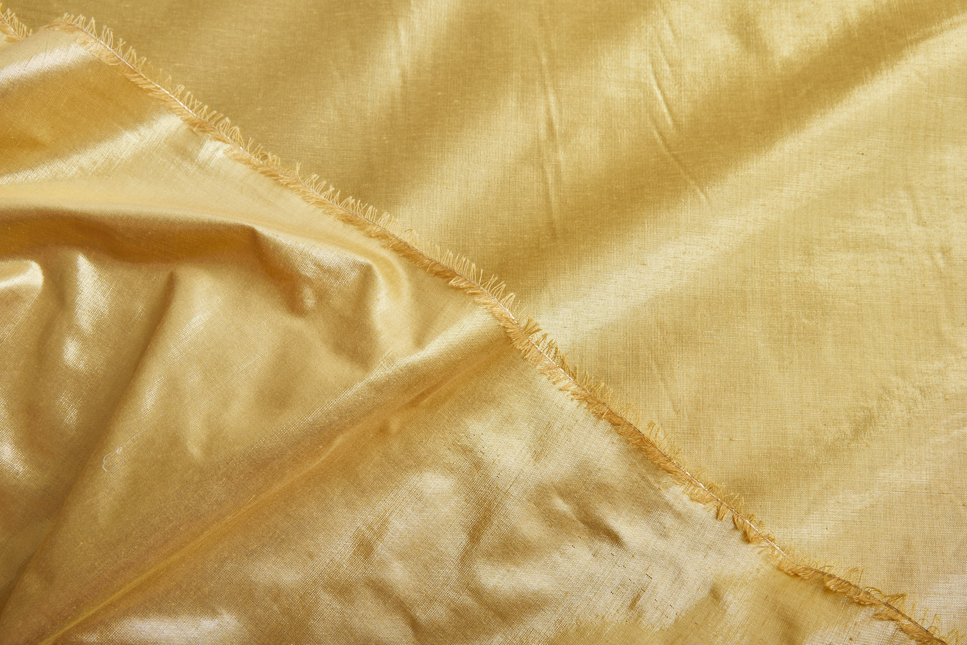Metallic Dupion - Gold/Yellow fabric, image 4 of 6
