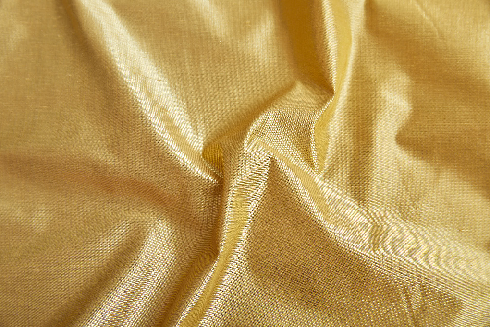 Metallic Dupion - Gold/Yellow fabric, image 5 of 6