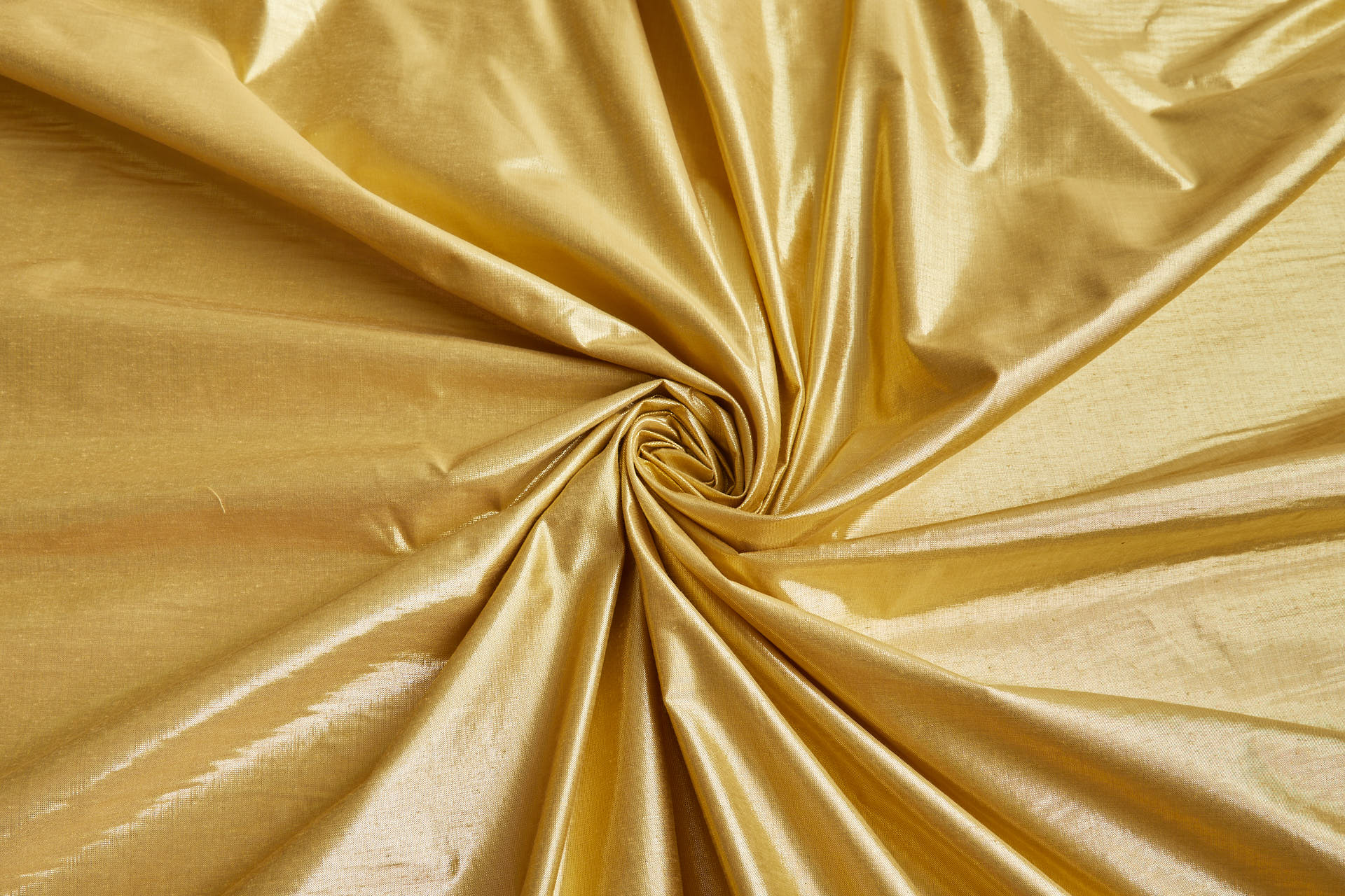 Metallic Dupion - Gold/Yellow fabric
