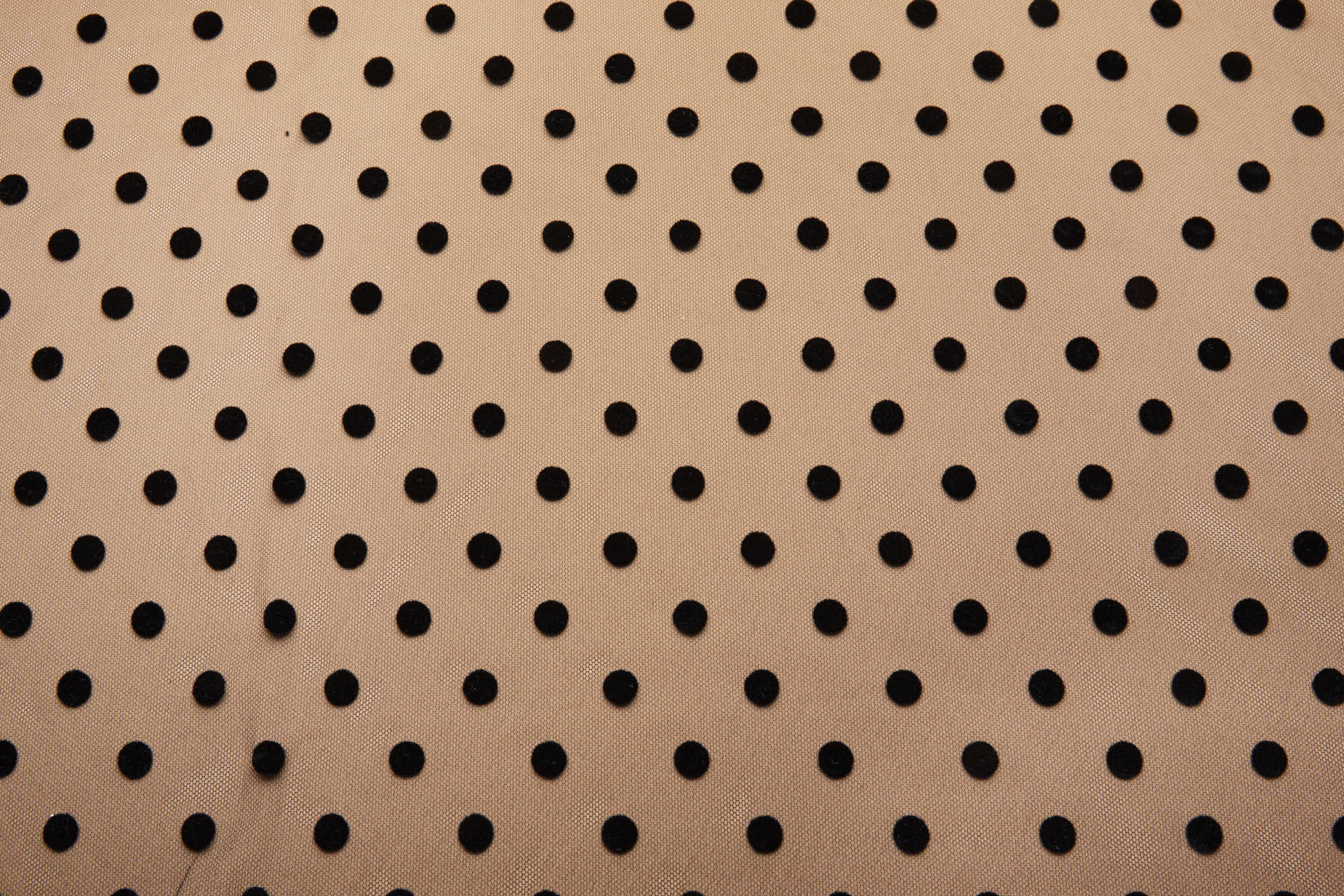 Polka Dot / Flock Spot Tulle - Black - Medium fabric, image 8 of 8