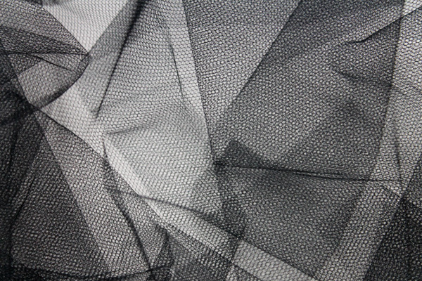 Dress Net  - Black fabric, image 2 of 2