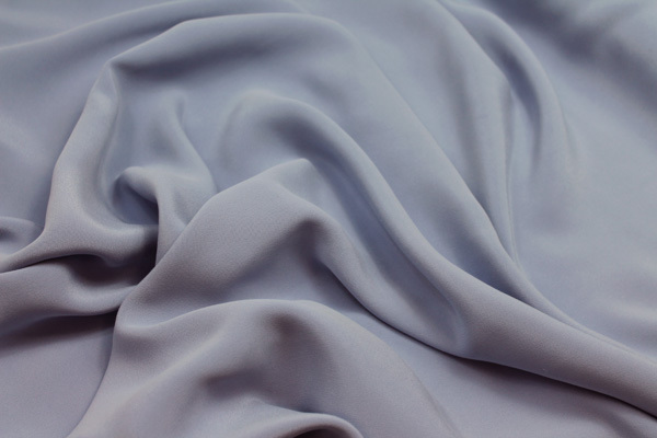 Double Silk Crepe - Joyce Blue fabric, image 4 of 4