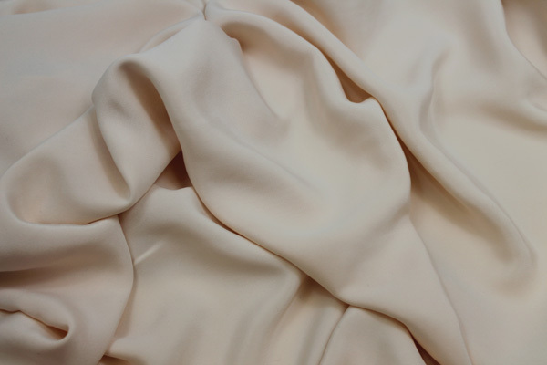 Double Silk Crepe - Blush fabric, image 2 of 4