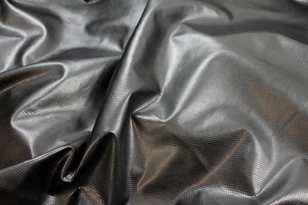 PVC - Small Reptile Black fabric, image 3 of 7