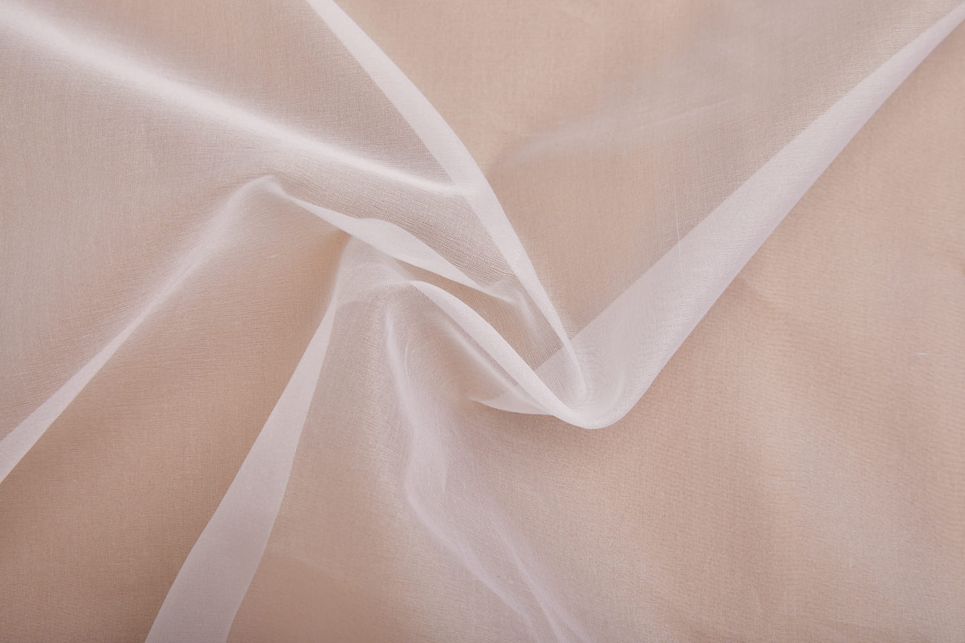 Fine Chinese Silk Organza - White fabric, image 3 of 7
