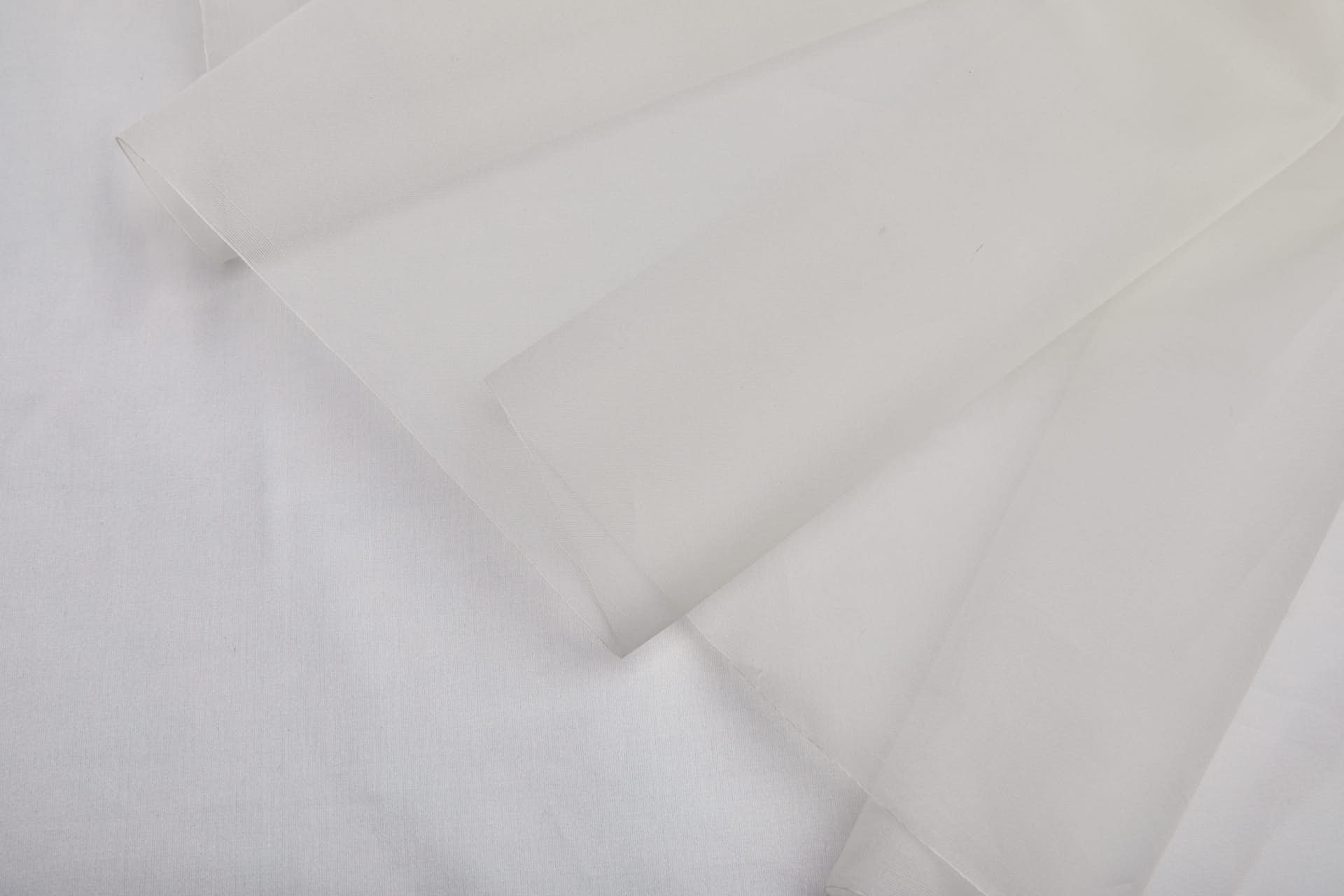 Fine Chinese Silk Organza - Ivory fabric, image 11 of 11