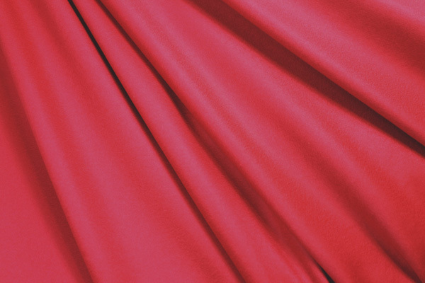 Cashmere & Wool Blend - Red fabric