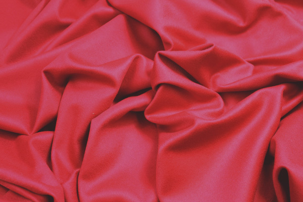 Cashmere & Wool Blend - Red fabric, image 4 of 4