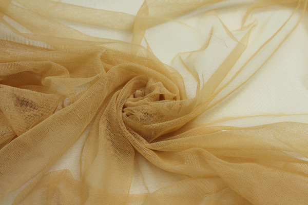 Soft Nylon Tulle - Gold - T28 fabric