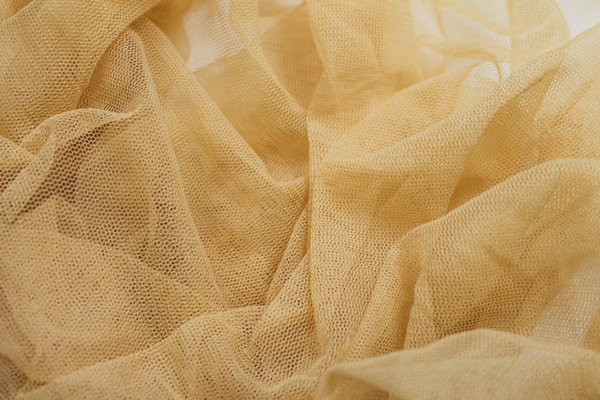 Soft Nylon Tulle - Gold - T28 fabric, image 2 of 4