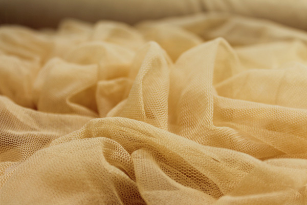 Soft Nylon Tulle - Gold - T28 fabric, image 4 of 4