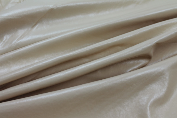 Soft Leatherette - Beige fabric