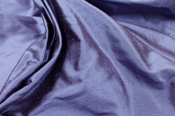 Silk Dupion - Violet Shot Black - B29 fabric, image 2 of 4
