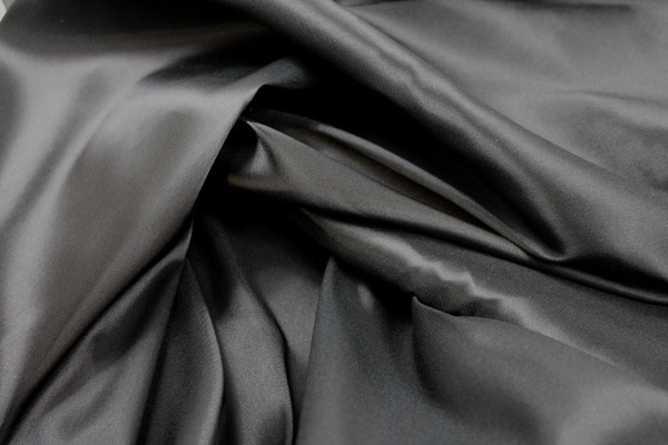 Black Stretch Anti-Static Lining fabric, image 3 of 4