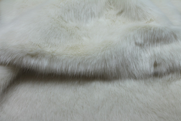 Faux Fur - Deep Pile Ivory fabric, image 2 of 6