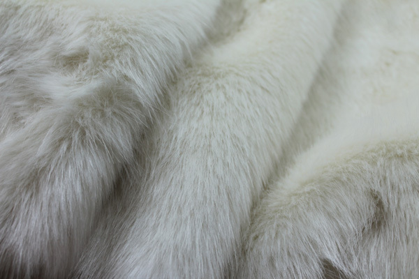 Faux Fur - Deep Pile Ivory fabric, image 5 of 6