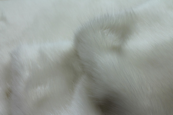 Faux Fur - Deep Pile Ivory fabric, image 3 of 6