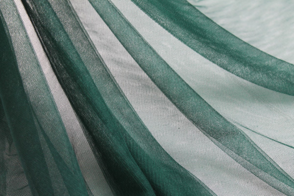 Soft Silk Tulle - Green fabric, image 2 of 5