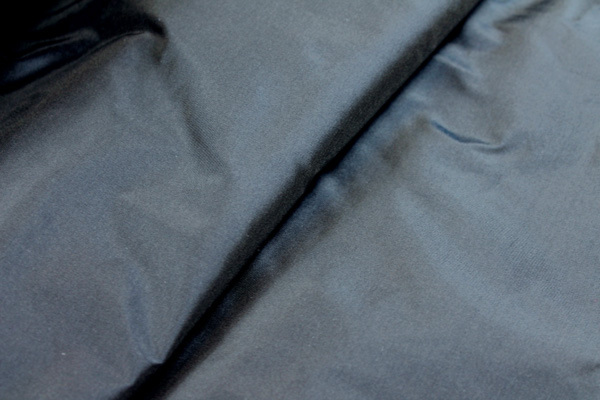 Silk Taffeta - Navy shot Charcoal fabric, image 6 of 6